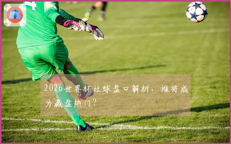 2026世界杯让球盘口解析，谁将成为赢盘热门？