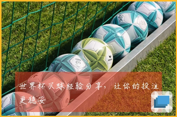 世界杯买球经验分享，让你的投注更稳妥